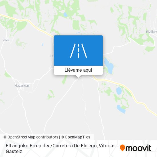 Mapa Eltziegoko Errepidea / Carretera De Elciego