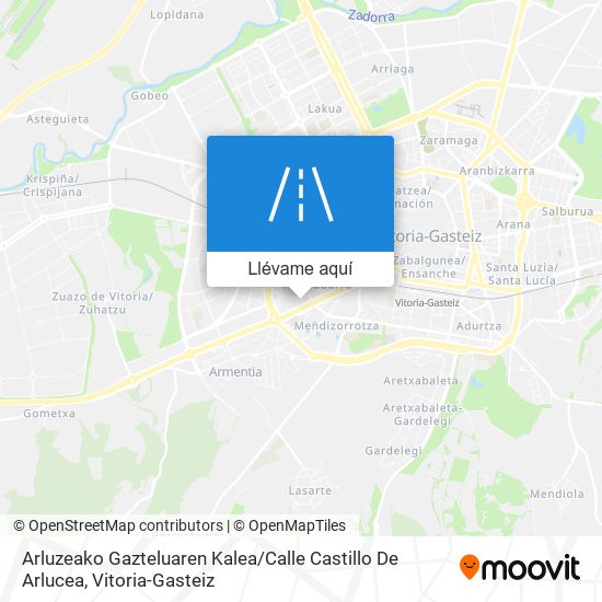 Mapa Arluzeako Gazteluaren Kalea / Calle Castillo De Arlucea