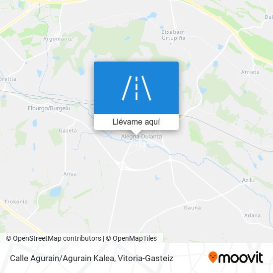 Mapa Calle Agurain/Agurain Kalea