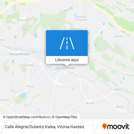 Mapa Calle Alegría/Dulantzi Kalea