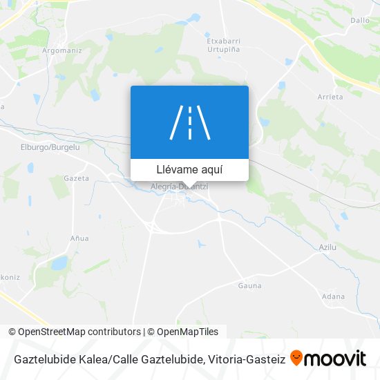 Mapa Gaztelubide Kalea / Calle Gaztelubide