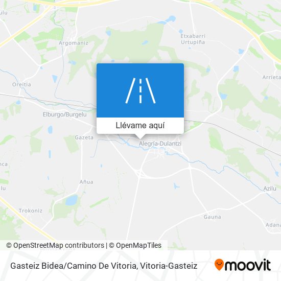 Mapa Gasteiz Bidea / Camino De Vitoria