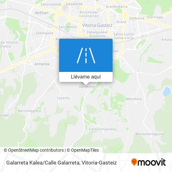 Mapa Galarreta Kalea / Calle Galarreta