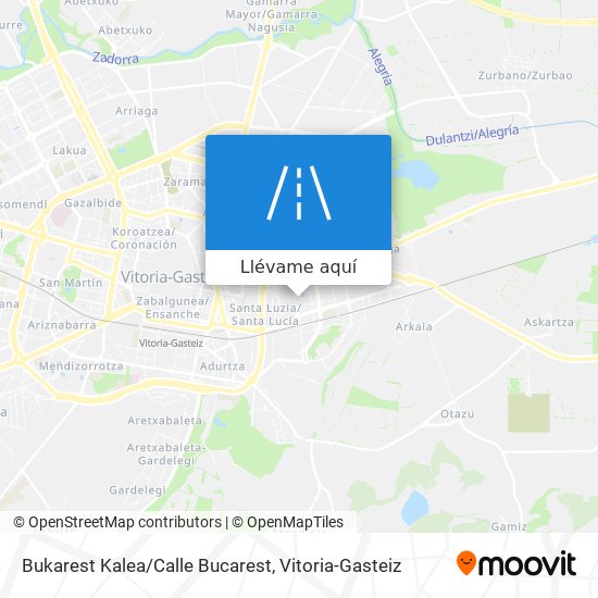 Mapa Bukarest Kalea/Calle Bucarest