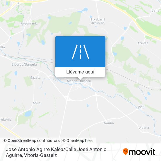 Mapa Jose Antonio Agirre Kalea / Calle José Antonio Aguirre