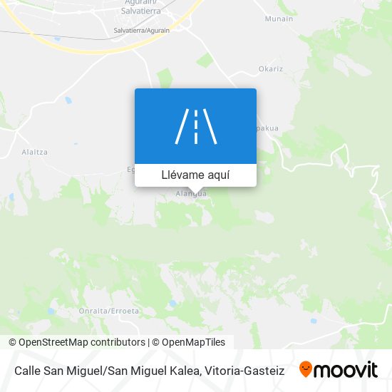 Mapa Calle San Miguel / San Miguel Kalea