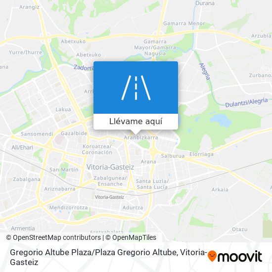 Mapa Gregorio Altube Plaza / Plaza Gregorio Altube