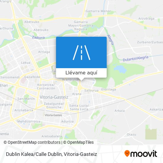 Mapa Dublin Kalea/Calle Dublín