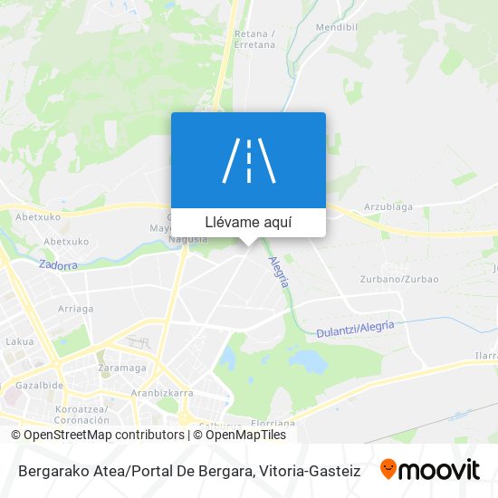 Mapa Bergarako Atea / Portal De Bergara