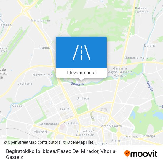 Mapa Begiratokiko Ibilbidea / Paseo Del Mirador