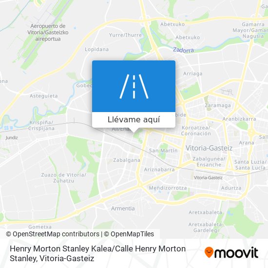 Mapa Henry Morton Stanley Kalea / Calle Henry Morton Stanley