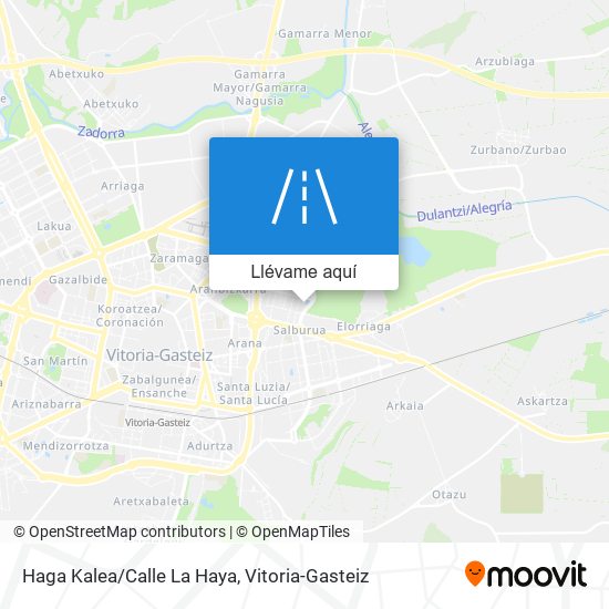 Mapa Haga Kalea/Calle La Haya