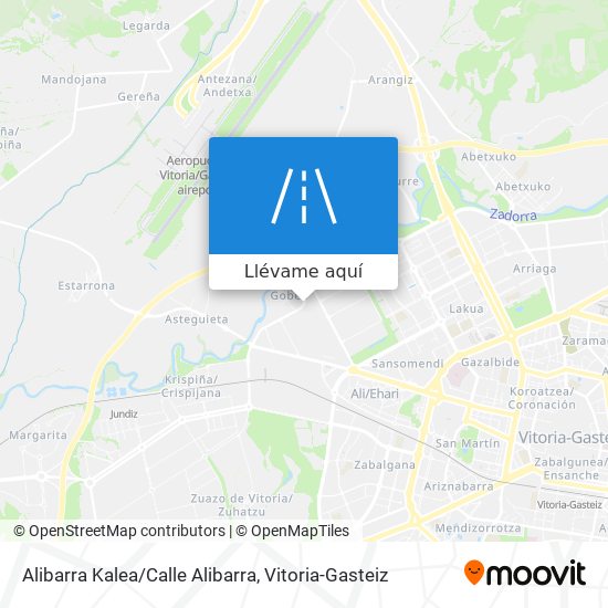Mapa Alibarra Kalea/Calle Alibarra