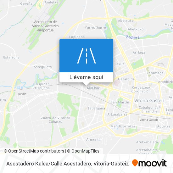 Mapa Asestadero Kalea / Calle Asestadero
