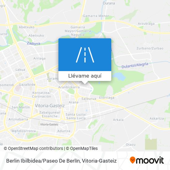 Mapa Berlin Ibilbidea / Paseo De Berlín