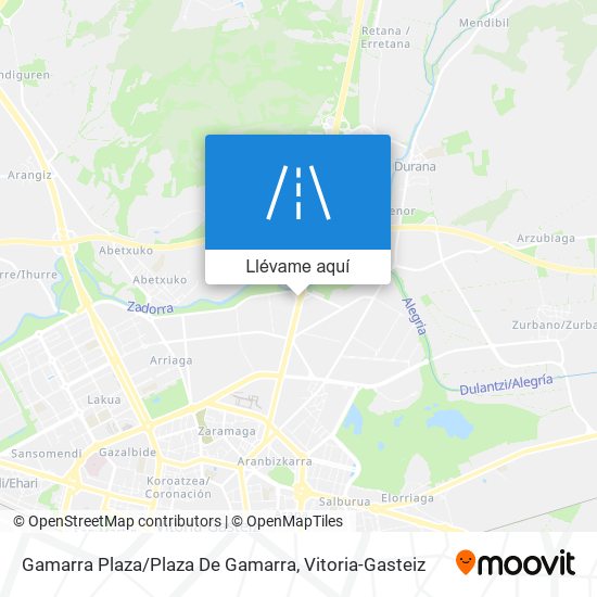 Mapa Gamarra Plaza/Plaza De Gamarra