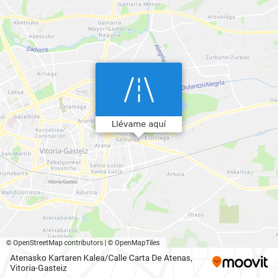 Mapa Atenasko Kartaren Kalea / Calle Carta De Atenas