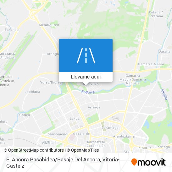 Mapa El Ancora Pasabidea / Pasaje Del Áncora