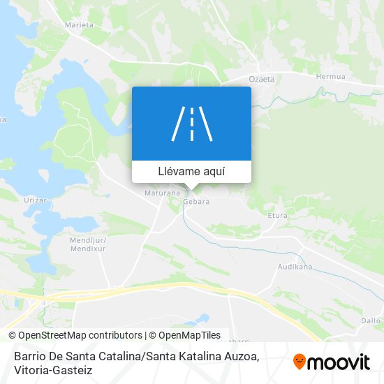 Mapa Barrio De Santa Catalina / Santa Katalina Auzoa