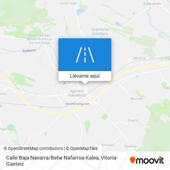 Mapa Calle Baja Navarra / Behe Nafarroa Kalea