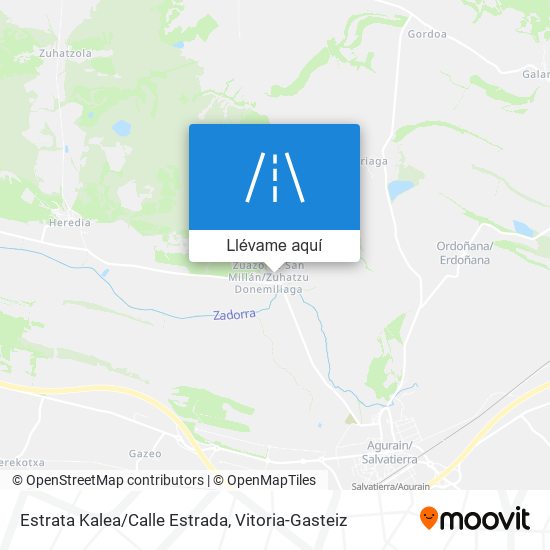 Mapa Estrata Kalea/Calle Estrada