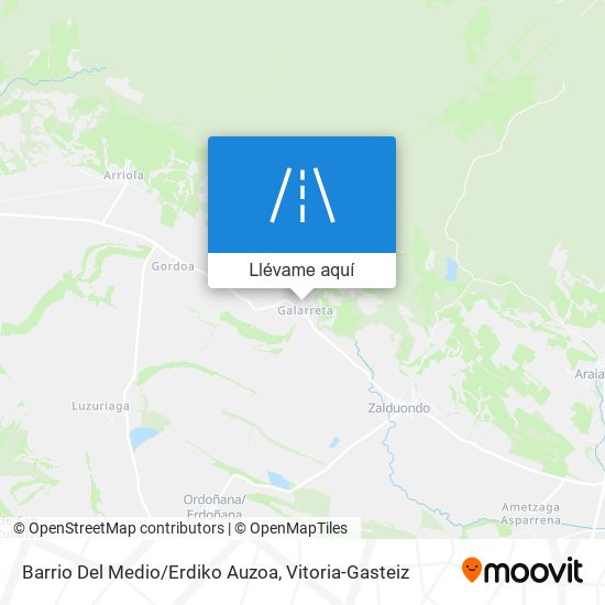 Mapa Barrio Del Medio/Erdiko Auzoa