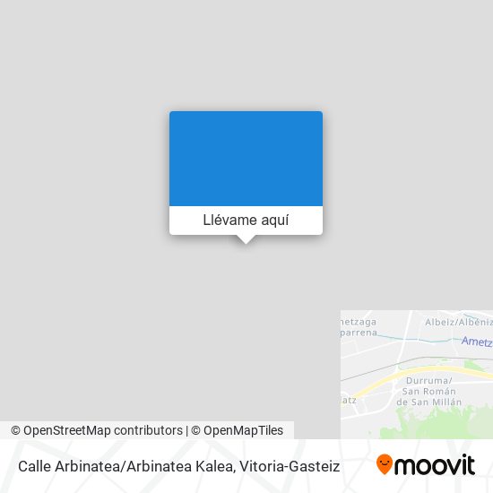 Mapa Calle Arbinatea / Arbinatea Kalea