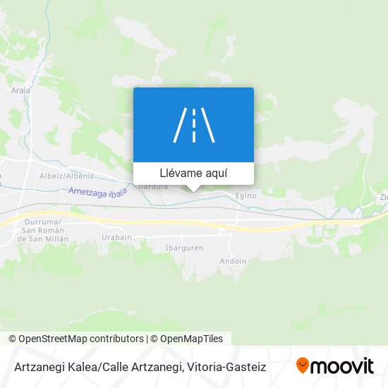 Mapa Artzanegi Kalea / Calle Artzanegi