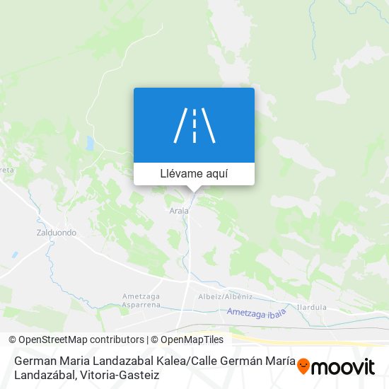 Mapa German Maria Landazabal Kalea / Calle Germán María Landazábal