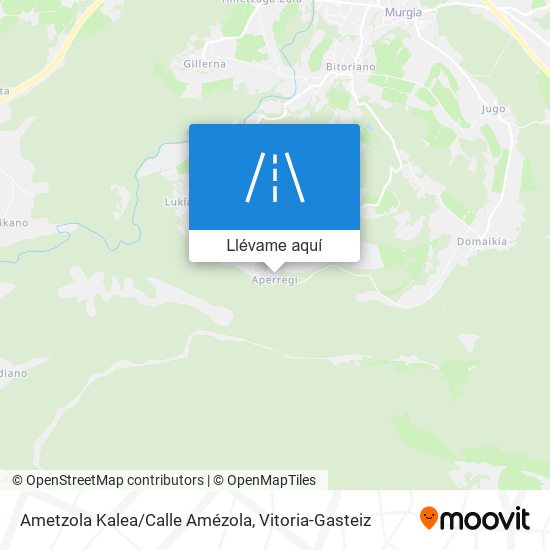 Mapa Ametzola Kalea/Calle Amézola