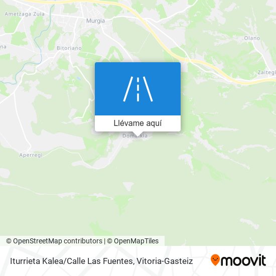 Mapa Iturrieta Kalea / Calle Las Fuentes