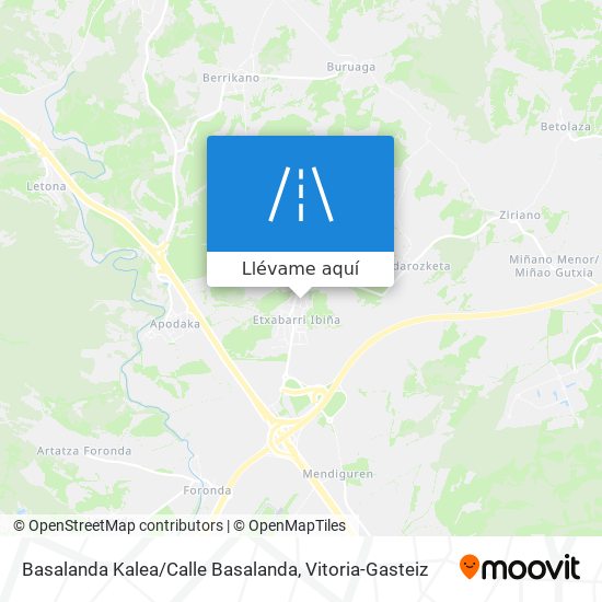 Mapa Basalanda Kalea / Calle Basalanda