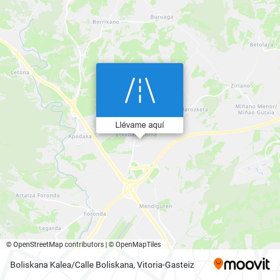 Mapa Boliskana Kalea / Calle Boliskana