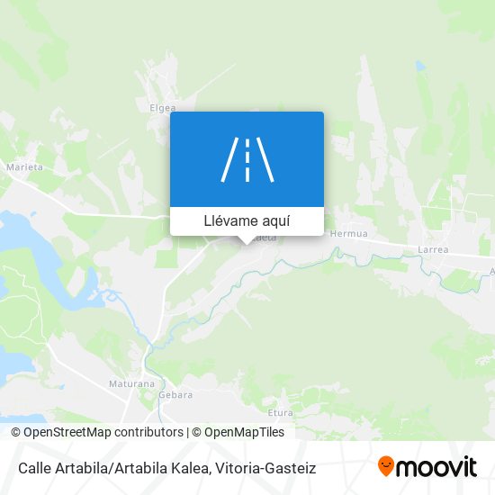 Mapa Calle Artabila/Artabila Kalea
