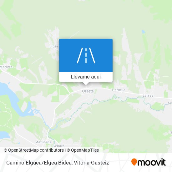 Mapa Camino Elguea/Elgea Bidea