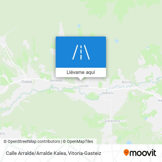 Mapa Calle Arralde/Arralde Kalea