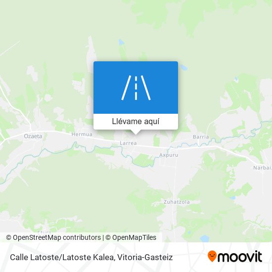 Mapa Calle Latoste/Latoste Kalea