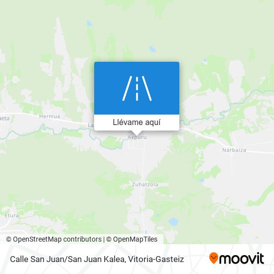 Mapa Calle San Juan/San Juan Kalea