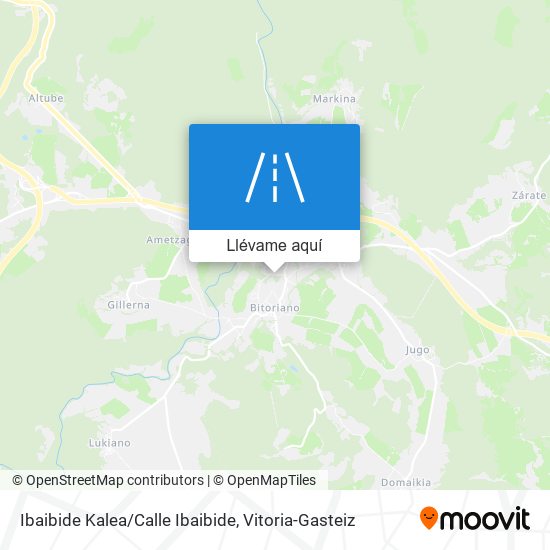 Mapa Ibaibide Kalea/Calle Ibaibide