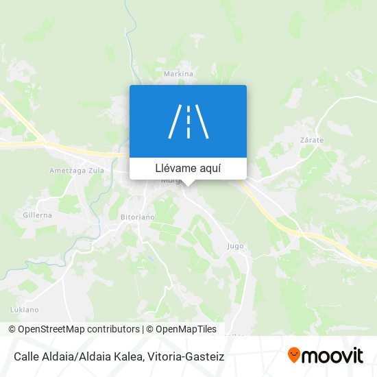 Mapa Calle Aldaia/Aldaia Kalea
