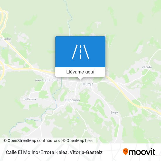 Mapa Calle El Molino/Errota Kalea