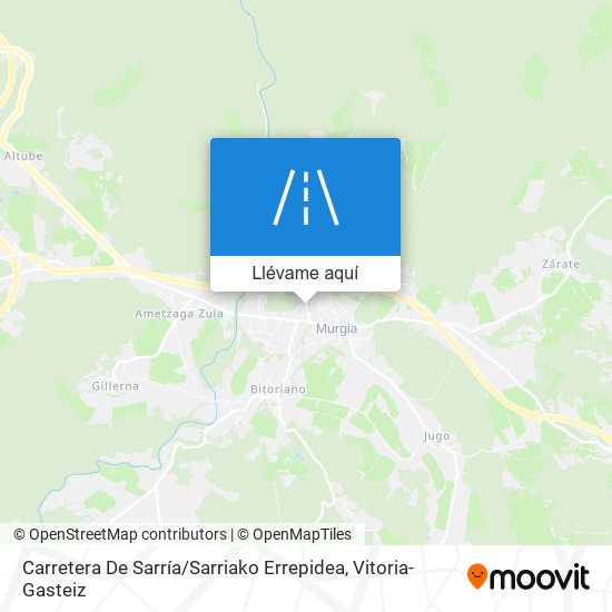 Mapa Carretera De Sarría / Sarriako Errepidea