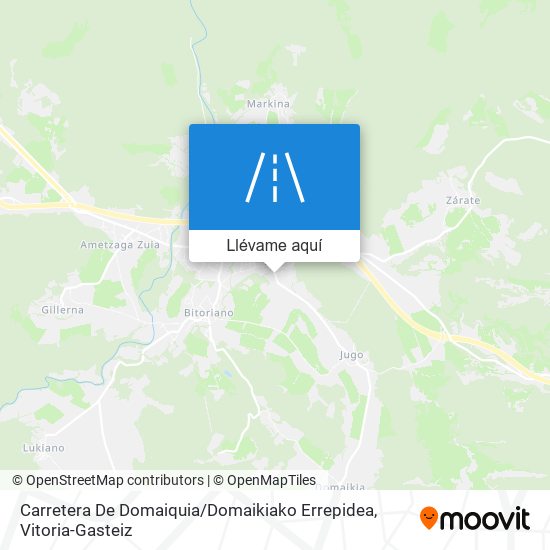Mapa Carretera De Domaiquia / Domaikiako Errepidea