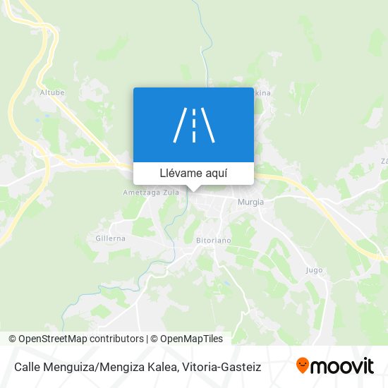 Mapa Calle Menguiza/Mengiza Kalea