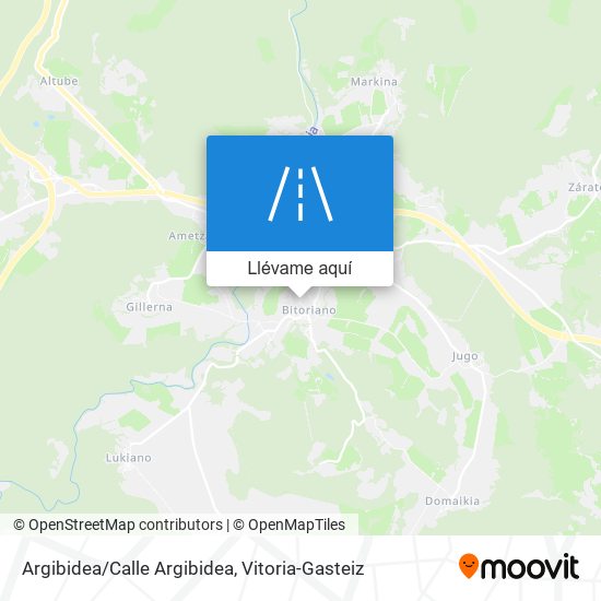 Mapa Argibidea/Calle Argibidea