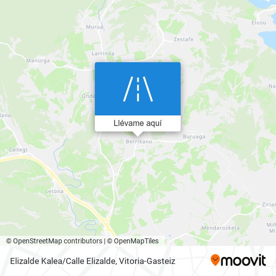 Mapa Elizalde Kalea/Calle Elizalde