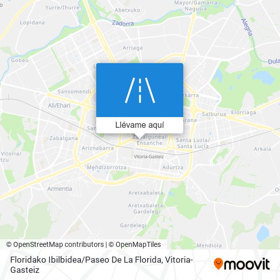 Mapa Floridako Ibilbidea / Paseo De La Florida