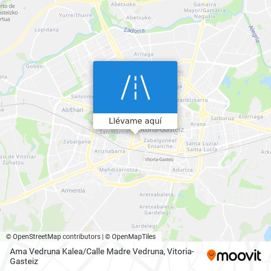 Mapa Ama Vedruna Kalea / Calle Madre Vedruna