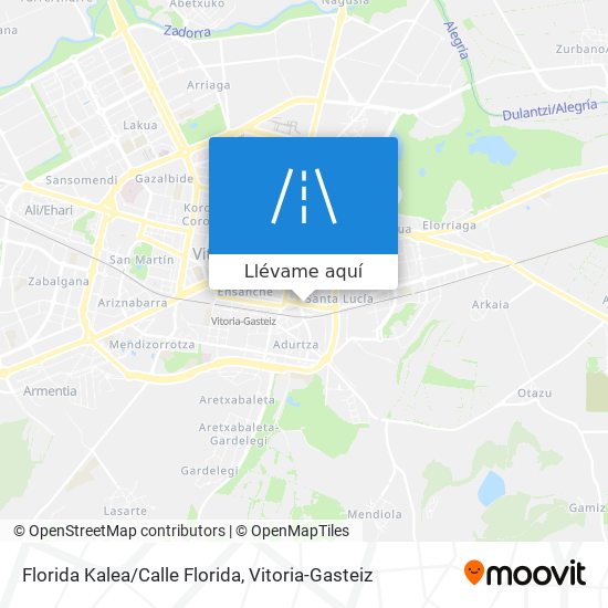 Mapa Florida Kalea/Calle Florida