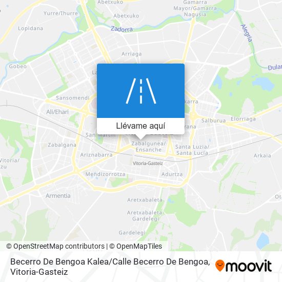 Mapa Becerro De Bengoa Kalea / Calle Becerro De Bengoa